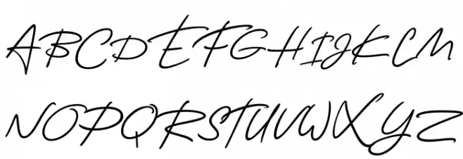 EllieScript-Regular Шрифта ВЕРХНИЙ