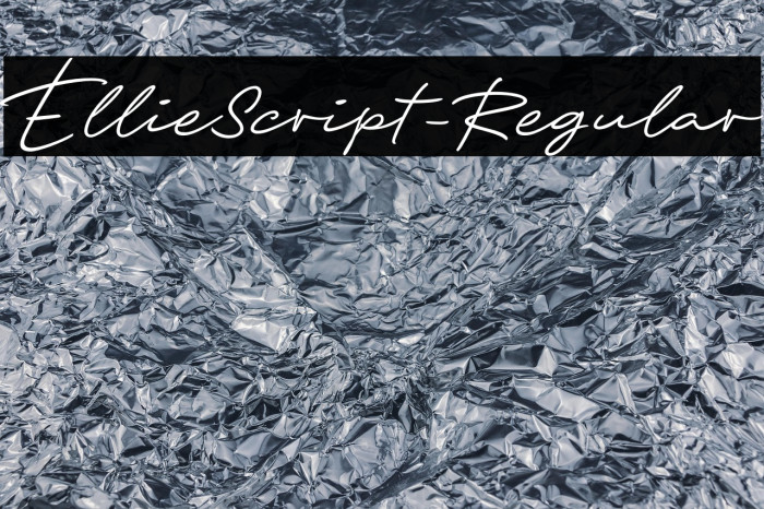 EllieScript-Regular Example 2