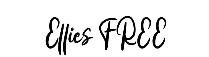 Ellies FREE  Frei Schriftart Herunterladen