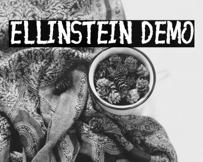 Ellinstein Demo Font examples