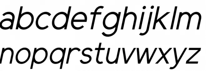 Elliot Sans Italic خط أحرف صغيرة
