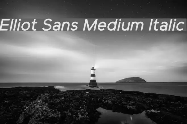 Elliot Sans Medium Italic Example 1