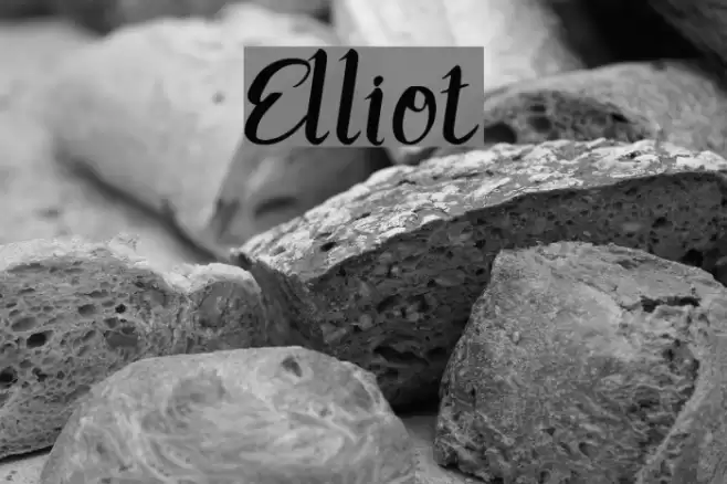 Elliot Font examples
