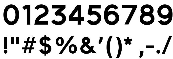 ElliotSans-Bold Font OTHER CHARS