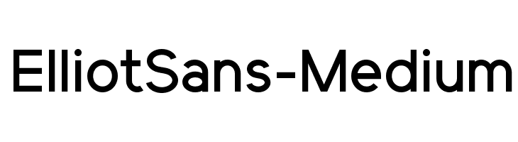 ElliotSans-Medium  Frei Schriftart Herunterladen