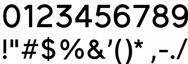 ElliotSans-Medium Font OTHER CHARS