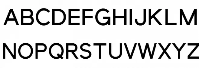 ElliotSans-Medium Font Litere mari
