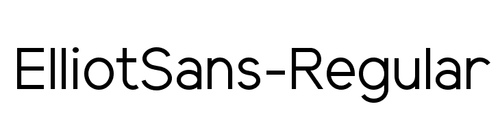 ElliotSans-Regular Font