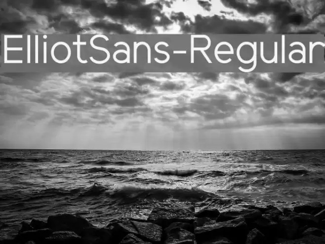 ElliotSans-Regular Font examples