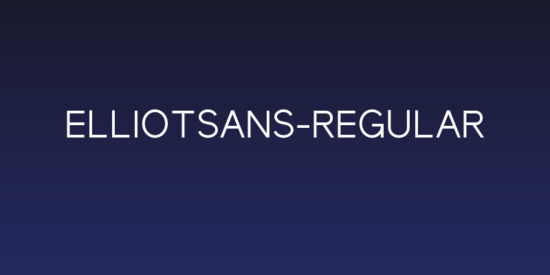 ElliotSans-Regular Social Header