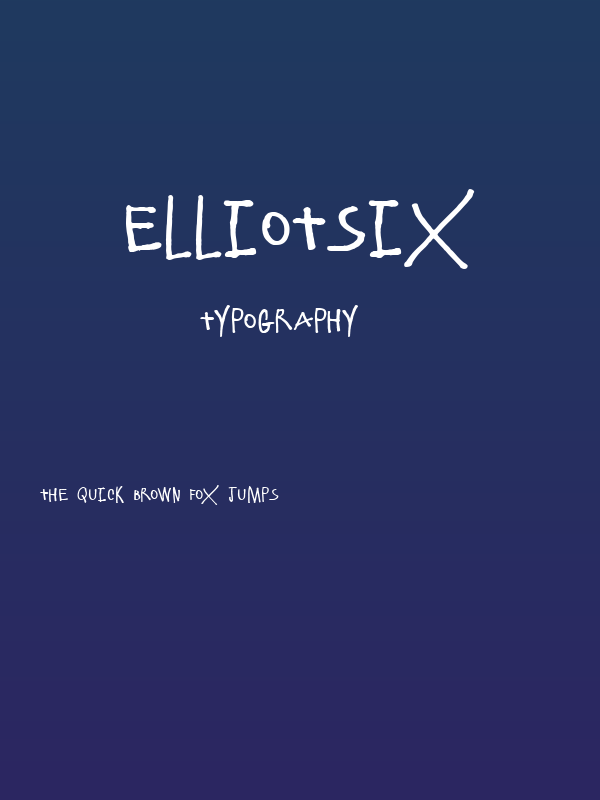 ElliotSix Poster