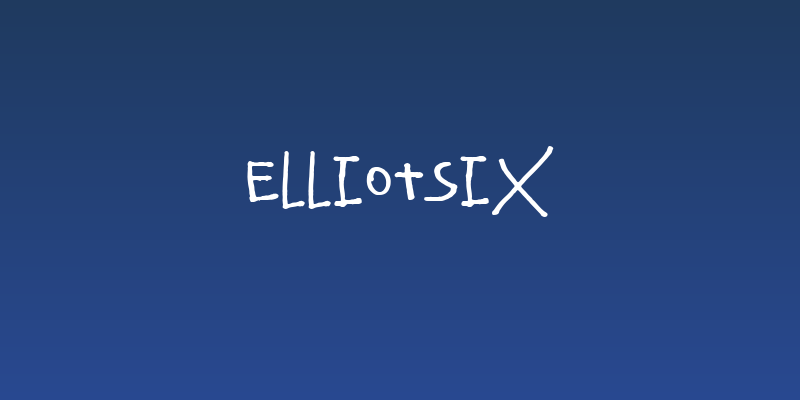 ElliotSix Social Header