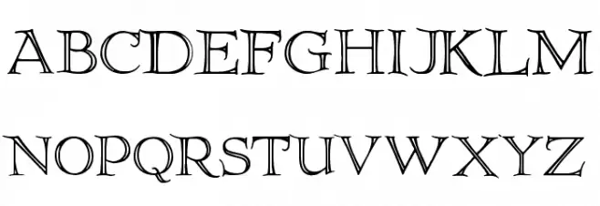 Elliottland J Schriftart Kleinbuchstaben