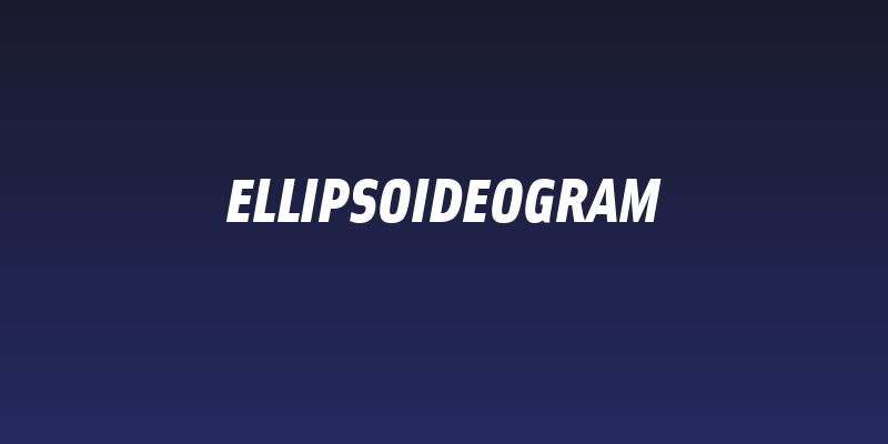 Ellipsoideogram Social Header