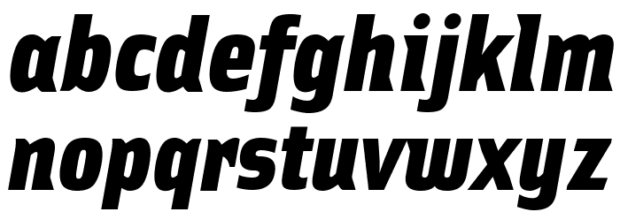 Ellipsoideogram フォント 小文字