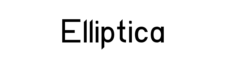 Elliptica Font