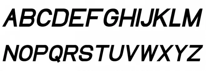 EllipticaBoldItalic Schriftart Groß