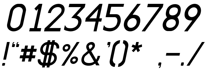 EllipticaItalic Font OTHER CHARS