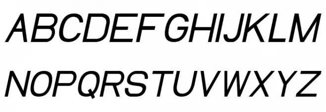 EllipticaItalic Schriftart Groß