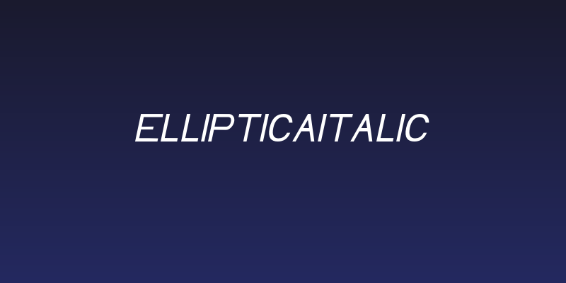 EllipticaItalic Social Header
