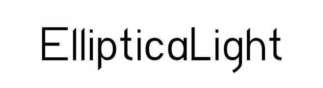 EllipticaLight  Free Fonts Download