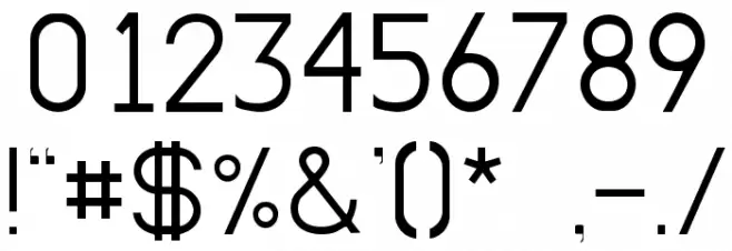 EllipticaLight Font OTHER CHARS