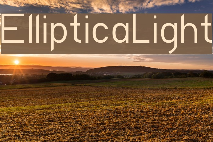 EllipticaLight Example 1