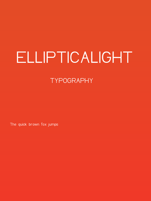 EllipticaLight Poster