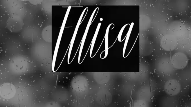 Ellisa Font examples