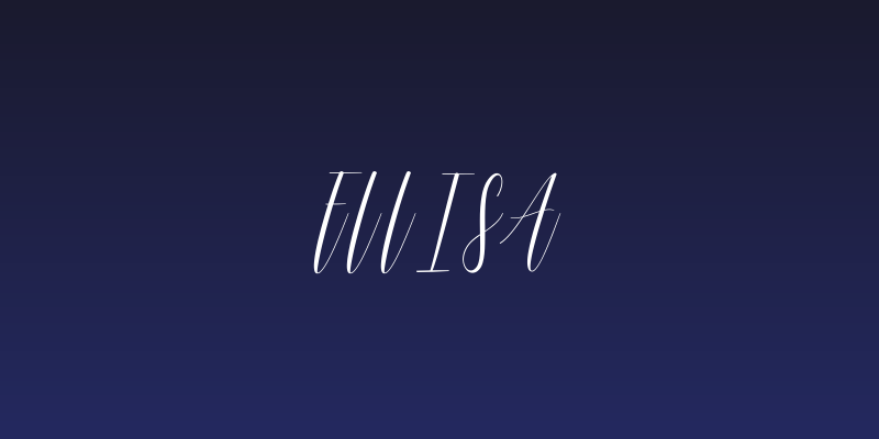 Ellisa Social Header