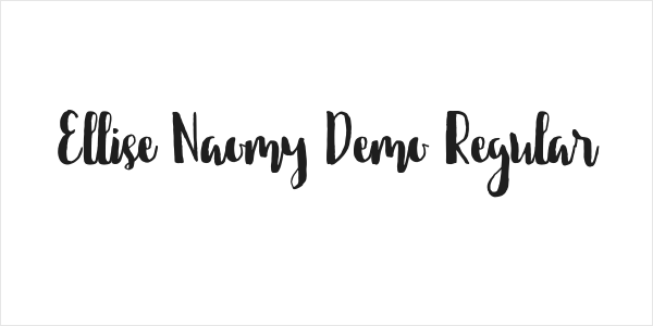Ellise Naomy Demo Regular Logo