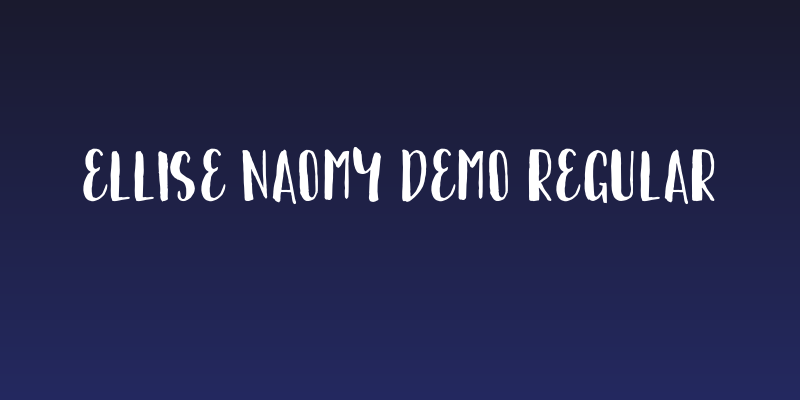 Ellise Naomy Demo Regular Social Header