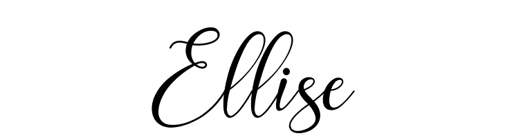 Ellise  Frei Schriftart Herunterladen