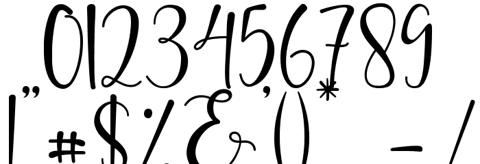 Ellise Font OTHER CHARS