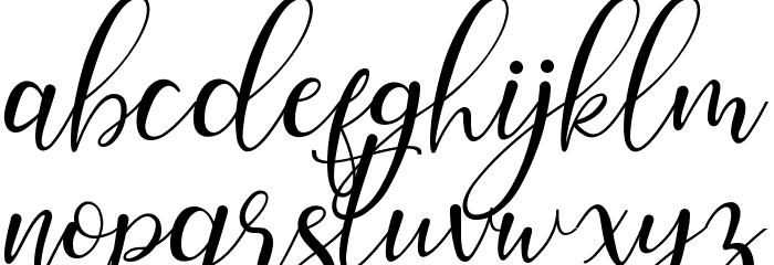 Ellise Font LOWERCASE
