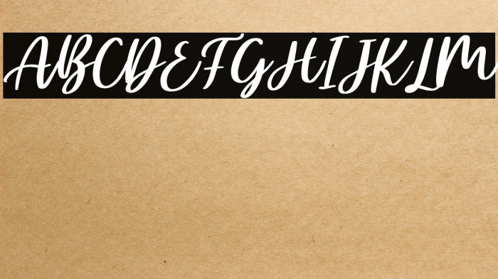 Ellisha Italic Example 2