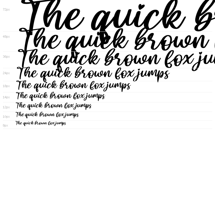 Ellisha Italic Waterfall