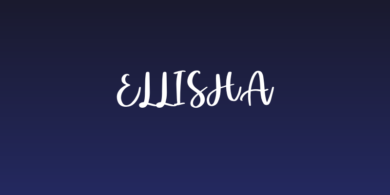 Ellisha Social Header