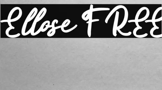 Ellose FREE Example 3