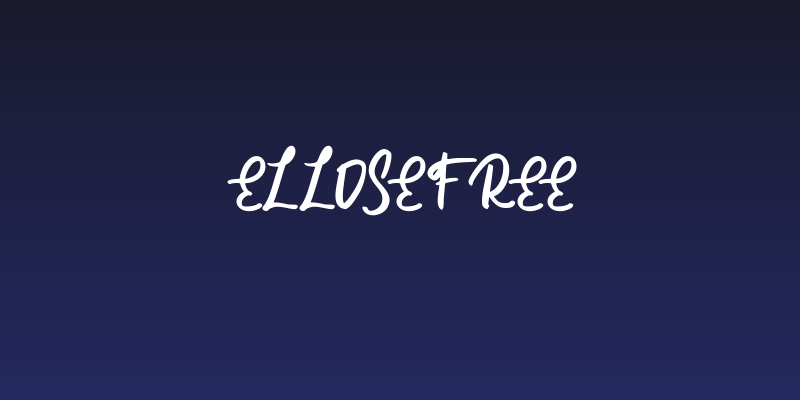 Ellose FREE Social Header