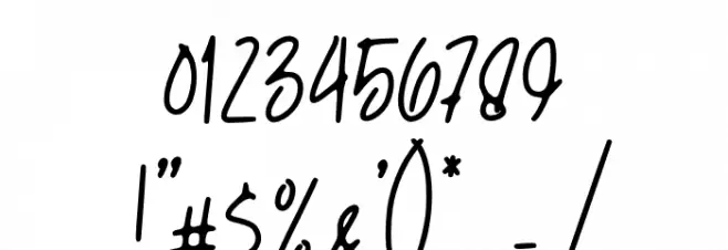 Ellouise Font OTHER CHARS