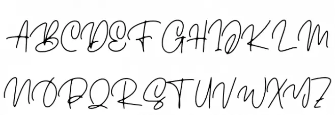 Ellouise Font UPPERCASE