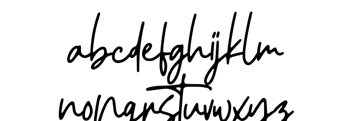 Ellouise Font LOWERCASE