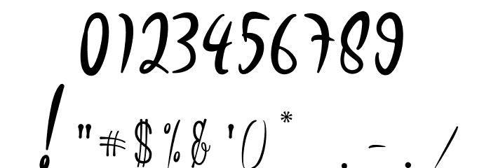 Ellpacino Handbrush Font OTHER CHARS