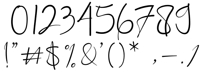 Ellyshabeth Font OTHER CHARS