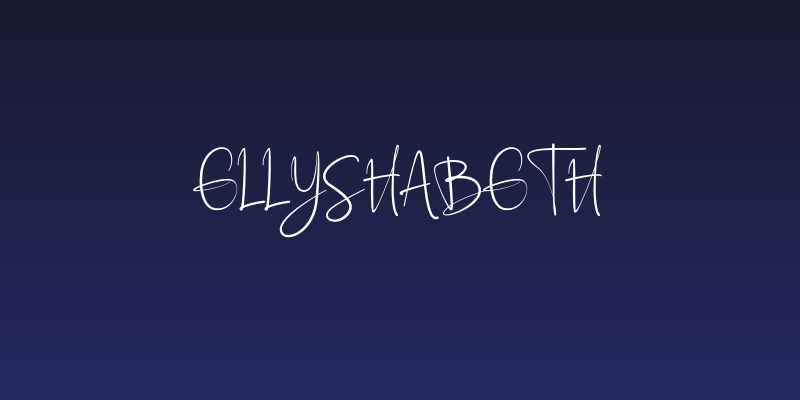 Ellyshabeth Social Header