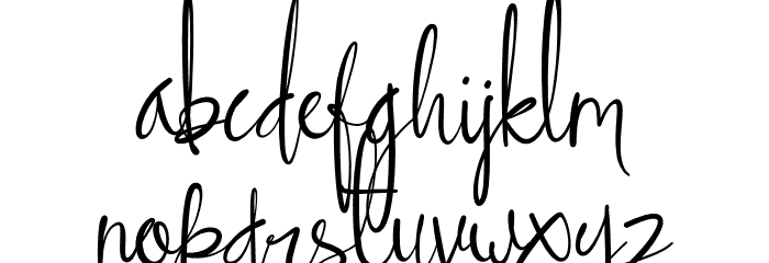 Ellyshabeth Font LOWERCASE