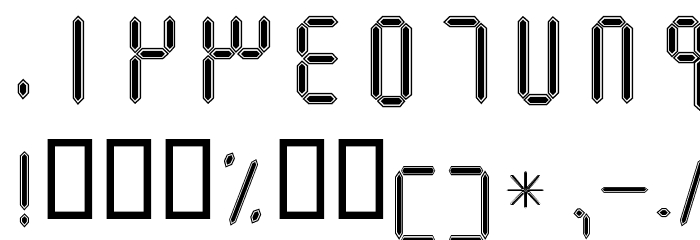 Elm Bold Font OTHER CHARS