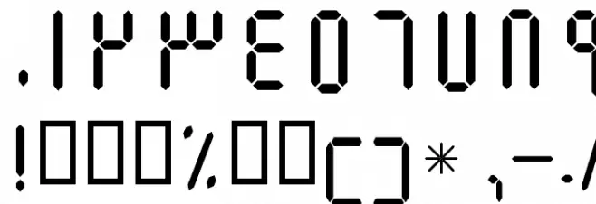 Elm Font OTHER CHARS