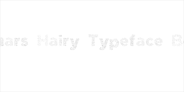 Elmars Hairy Typeface Bold Logo